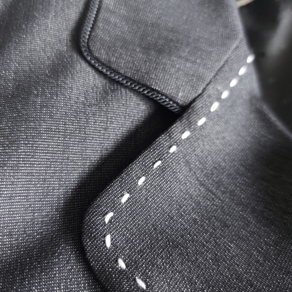 Charcoal Blazer with contrast stitching - Picture 3 of 9